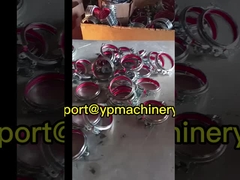 Hermetyczne zaciski do rur z szybkim zwalnianiem Okrągły zacisk blokujący z czerwoną gumą