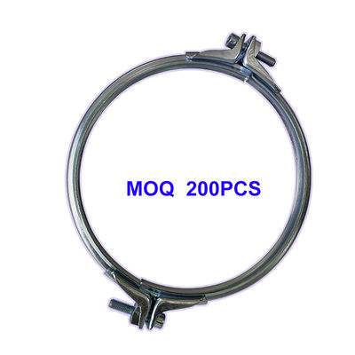 Obejma rurowa skręcana 150 mm z możliwością produkcji na zamówienie dla systemów wentylacji i odpylania