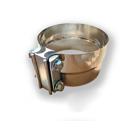5-calowy zacisk redukcyjny do rury wydechowej ze stali nierdzewnej 304 o grubości 0,5 mm, zacisk tłumika