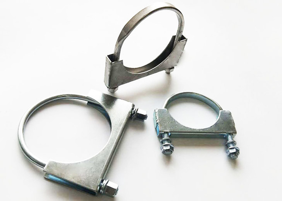 Zacisk rury wydechowej o wysokiej wytrzymałości Metal U Clamp Rozmiar 38 mm-305 mm
