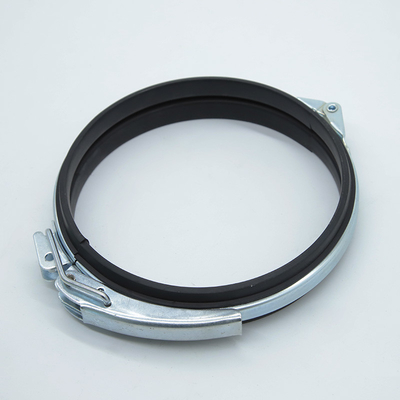 Bezpieczny system rur Galwanizowane zaciski rur Klamy rur 80mm-500mm zakres