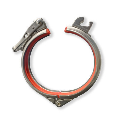 SUS304 Szybko rozpuszczalny zacisk rurowy szybki zamek pierścień kanałowy bębnowy zaciski pierścieniowe zaciski